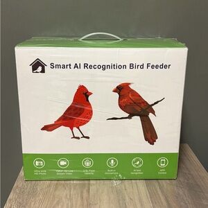 Smart AI Recognition Bird Feeder - Green